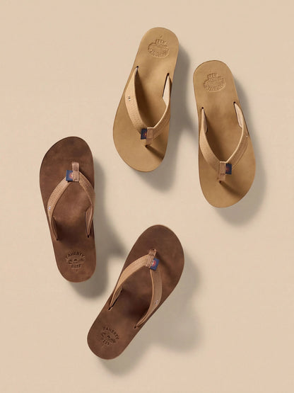 Faherty X REEF Drift Away Flip Flop - Dark Brown