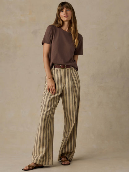 Sunwashed Regenerative Tee - Alpine Brown