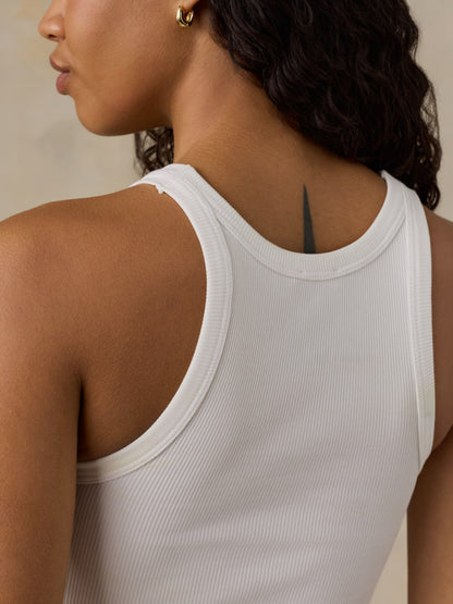 Surfside Rib Tank - White