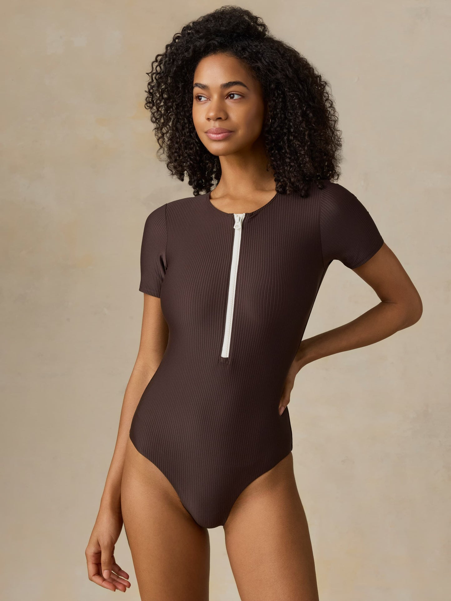 Surfseeker Rash Guard - Seal Brown