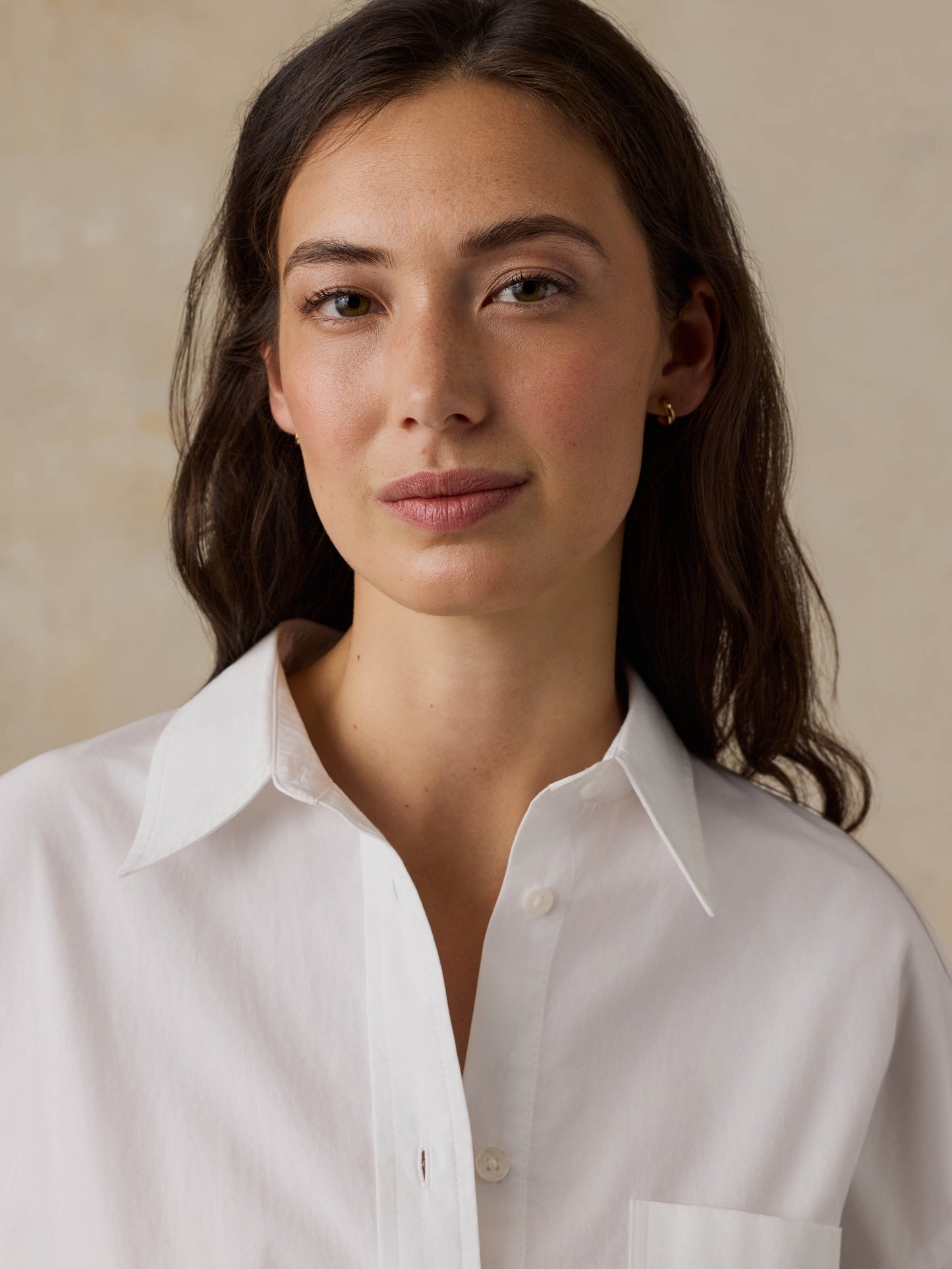 Coastal Poplin Relaxed Shirt - White