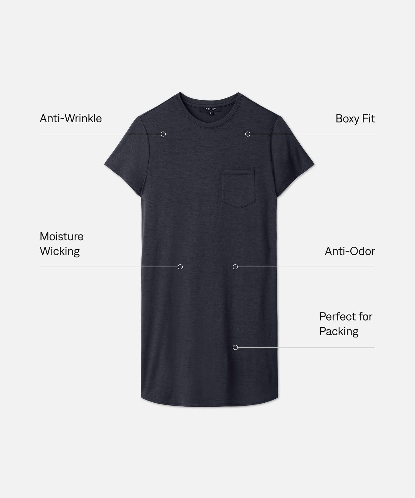 Women's Merino T-Shirt Dress
