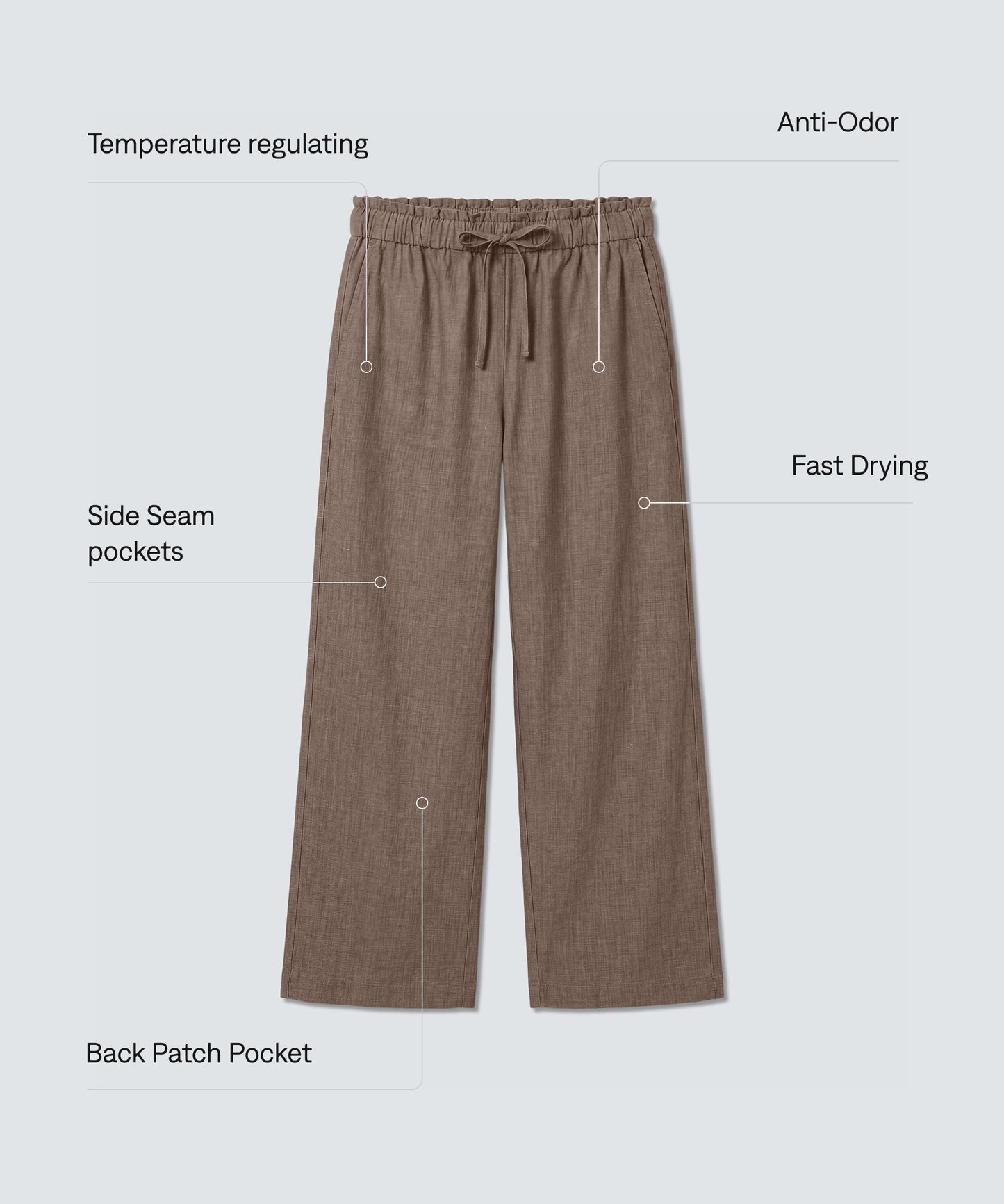 Women's Merino Linen Pants