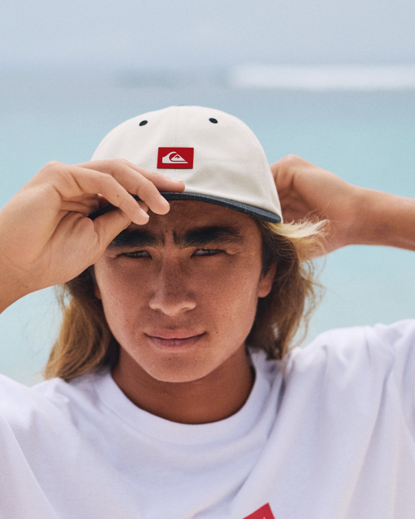 Young Guns Que 6-Panel Snapback Hat - Bone White