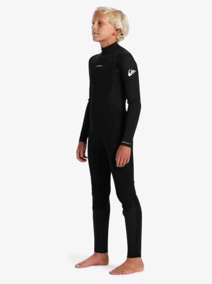 5/4/3 Prologue Boys Back Zip Wetsuit - Black