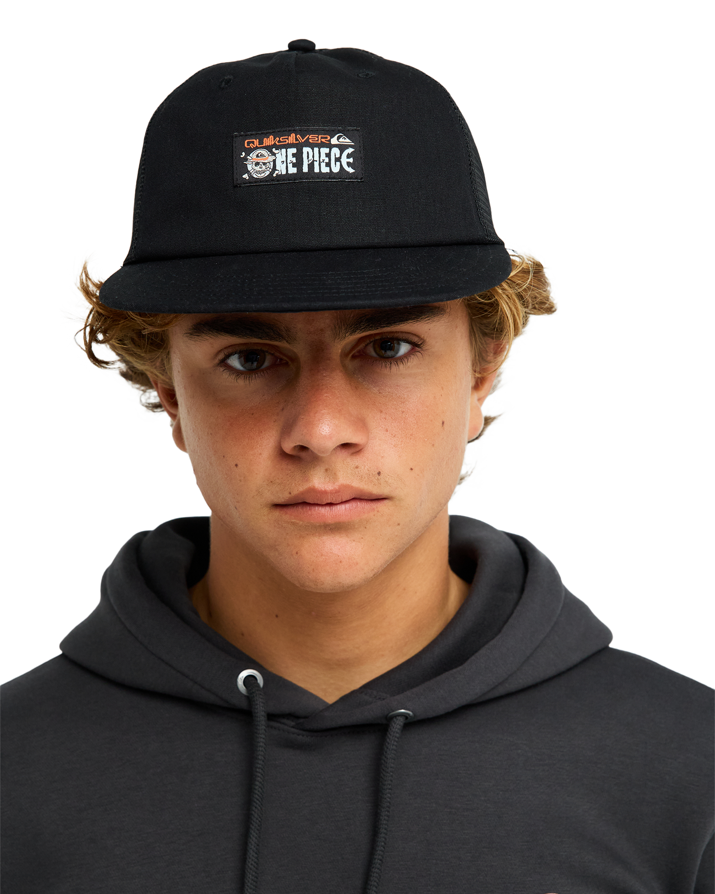 One Piece Drifter Trucker Cap - Black