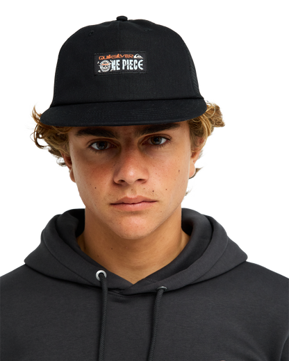 One Piece Drifter Trucker Cap - Black