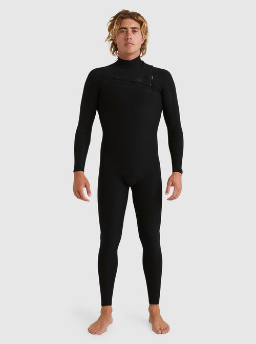 3/2mm Highline GBS Chest Zip Wetsuit - Black