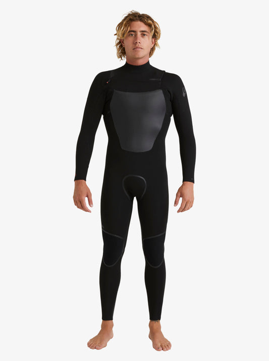 4/3mm Marathon Sessions GBS Chest Zip Wetsuit - Black