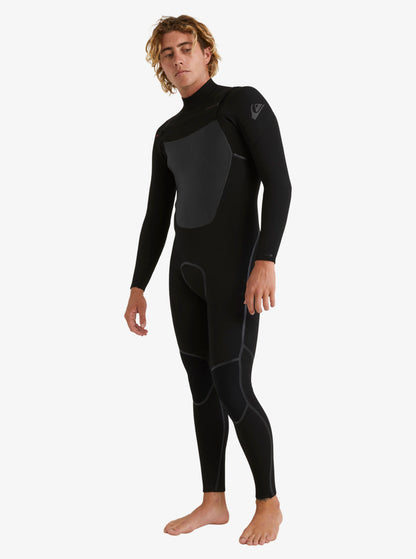 4/3mm Marathon Sessions GBS Chest Zip Wetsuit - Black