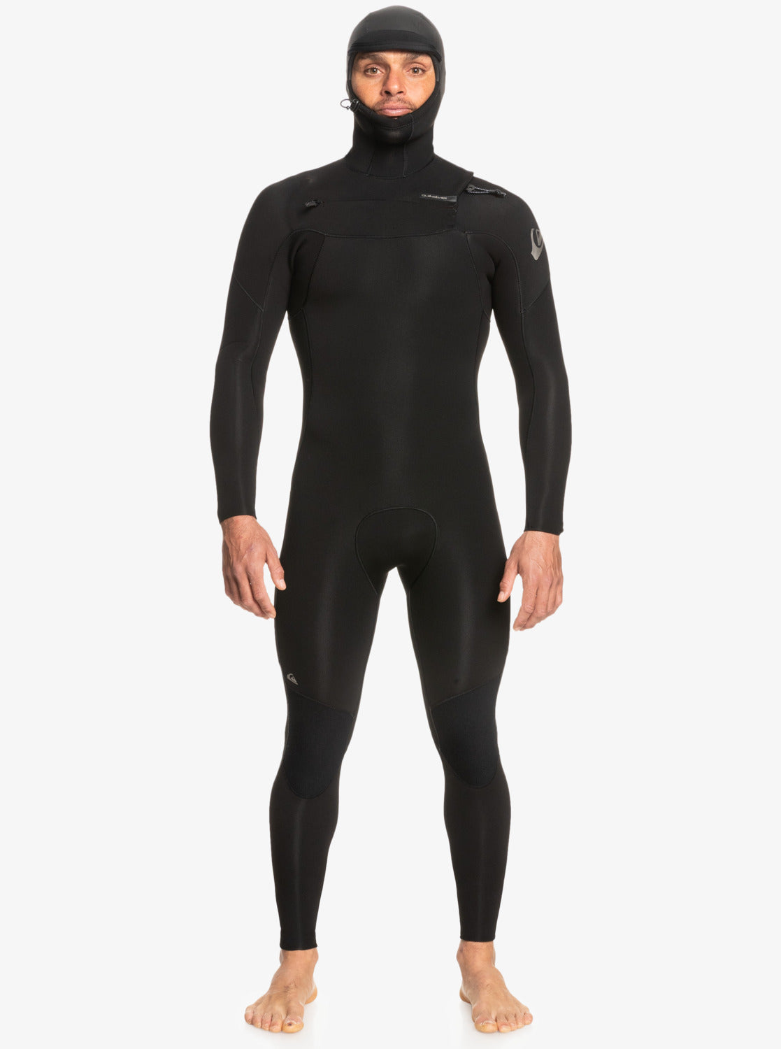 5/4/3mm Everyday Sessions Hooded GBS Chest Zip Wetsuit - Black