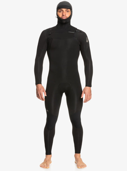 5/4/3mm Everyday Sessions Hooded GBS Chest Zip Wetsuit - Black