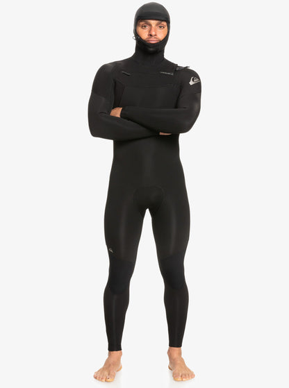 5/4/3mm Everyday Sessions Hooded GBS Chest Zip Wetsuit - Black