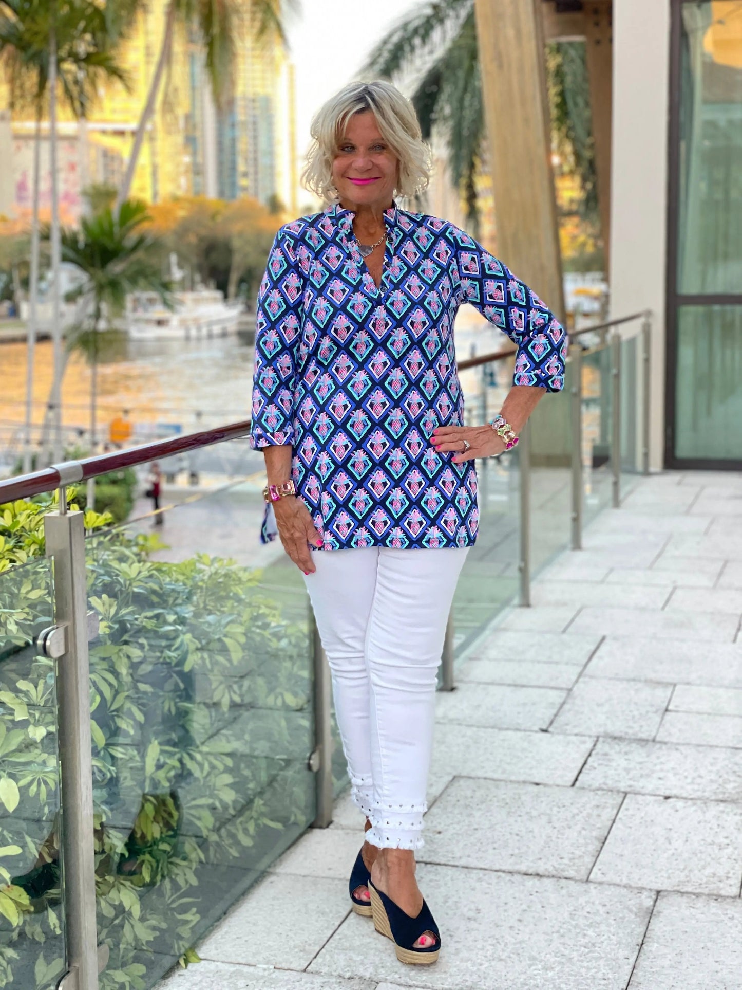 PINEAPPLE VACA TUNIC