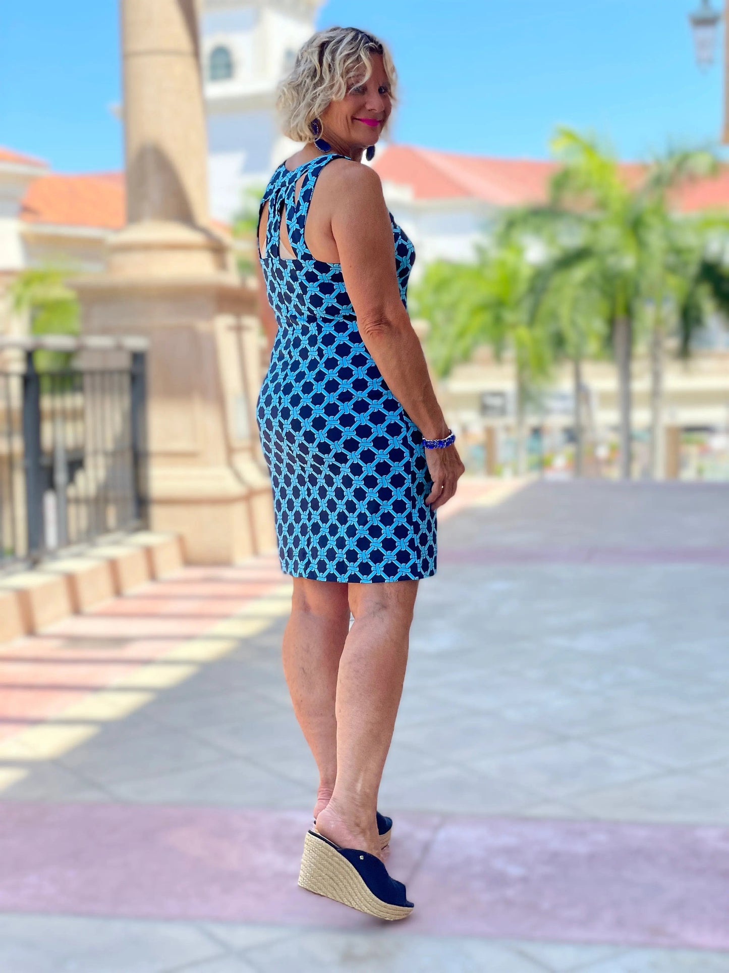 SEASIDE HALTER DRESS