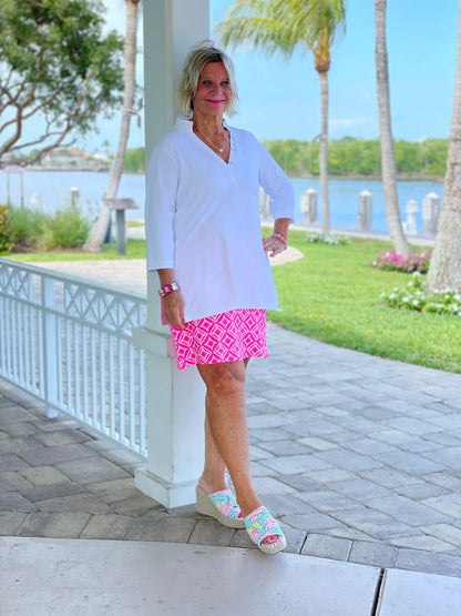 PINK DIAMONDS SKORT