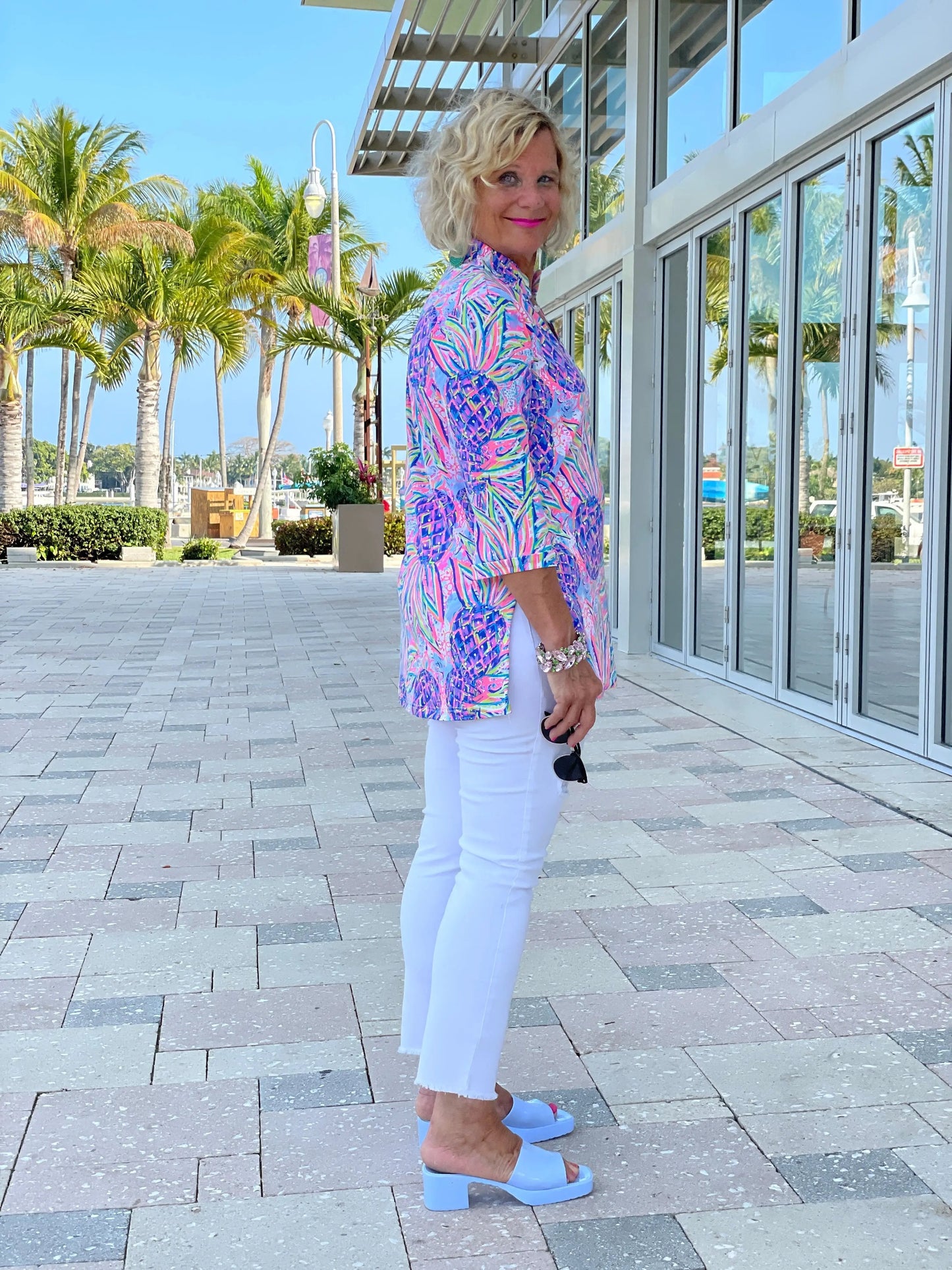 PINK PINEAPPLE TUNIC