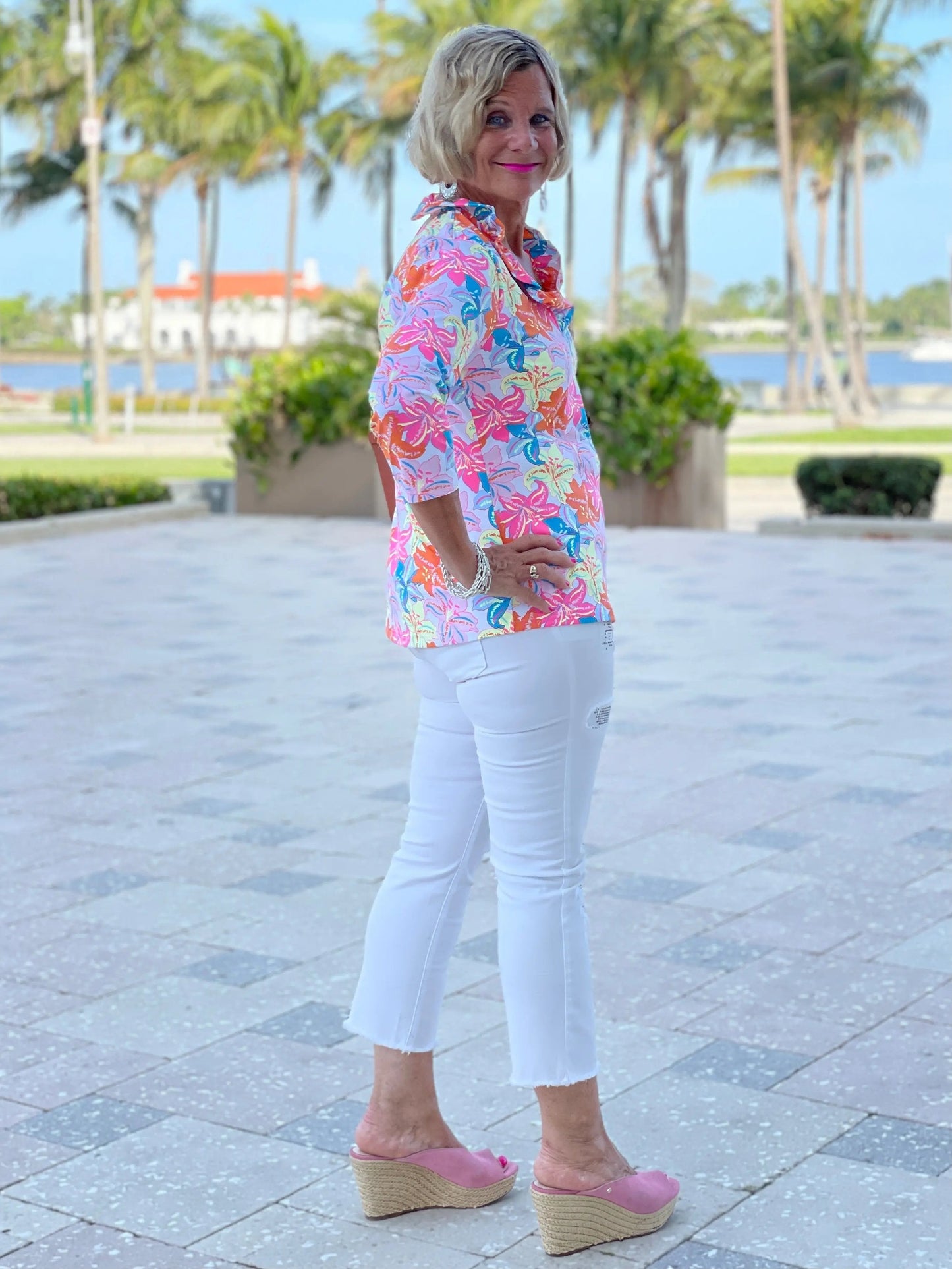 PALM BEACH GARDEN ASYMMETRIC TOP