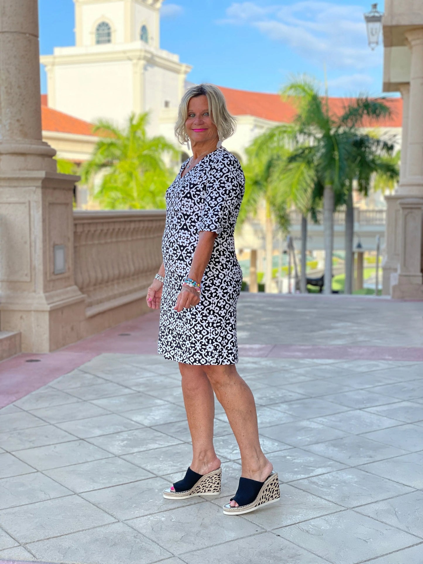 NAPLES DAY ELBOW DRESS
