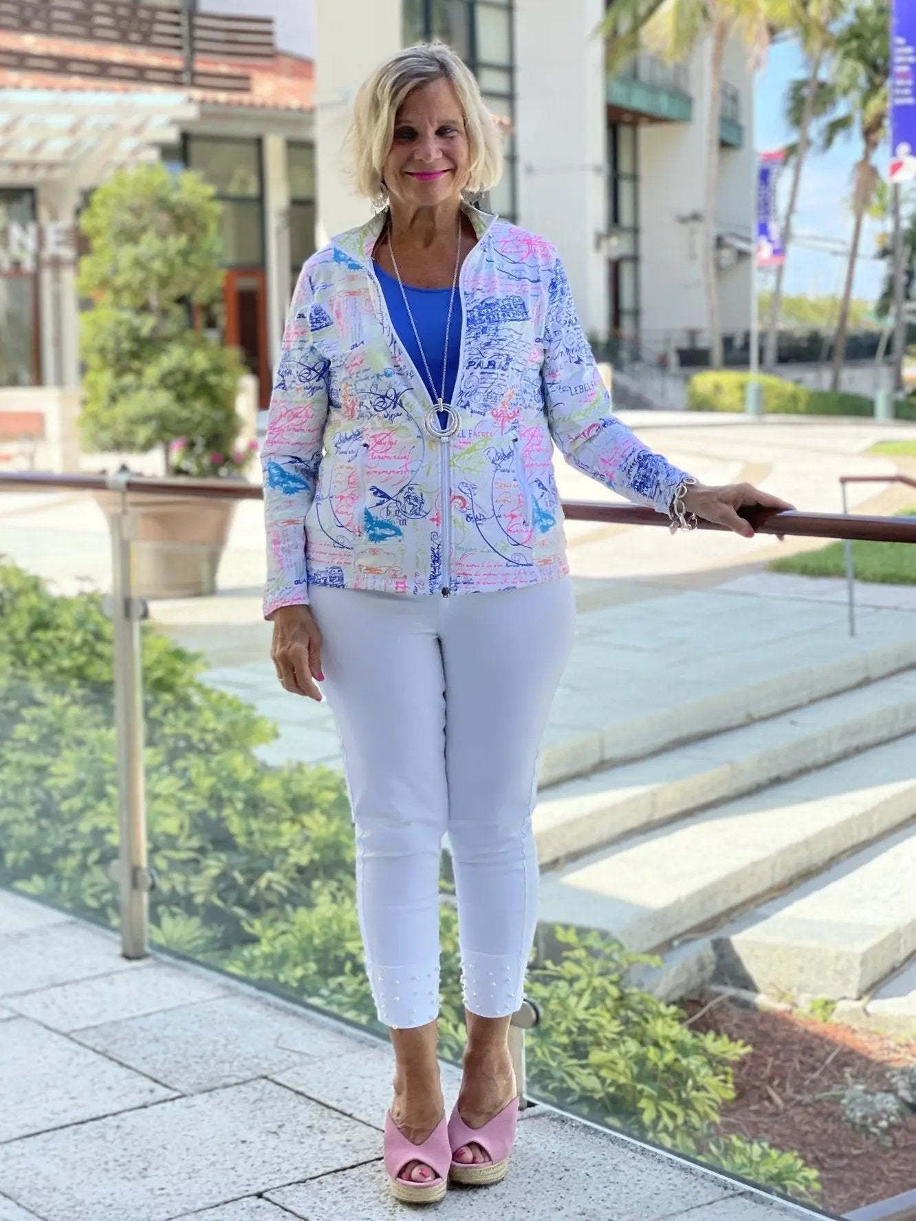 POSTCARDS OF LOVE FULL ZIPPER JACKET