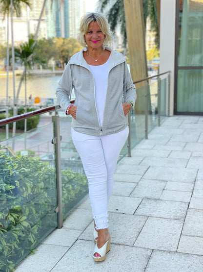 REVERSIBLE WHITE JACKET