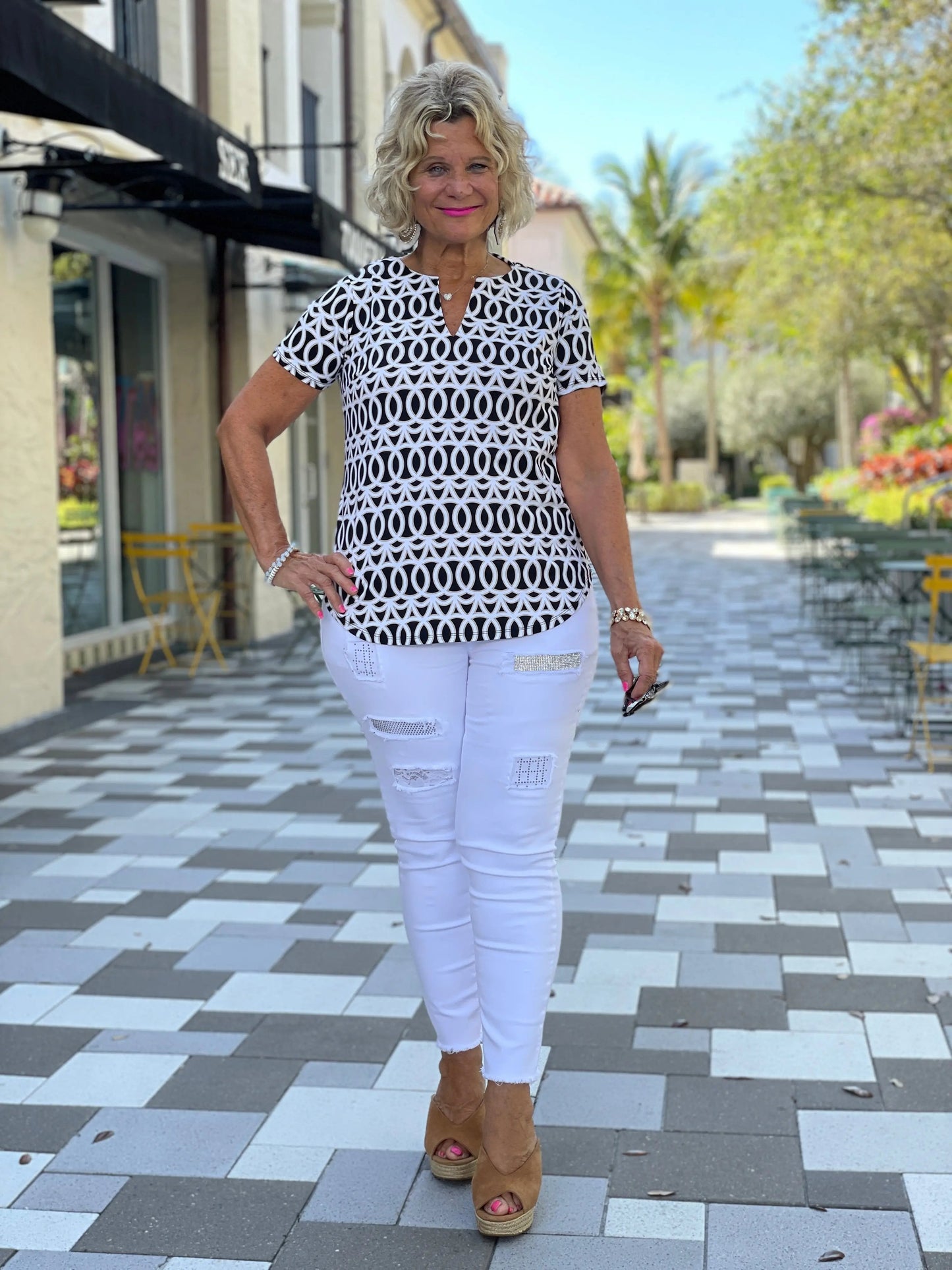 SANDBAR SHORT SLEEVE TOP