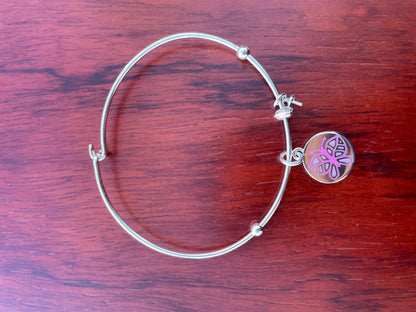 PINK BUTTERFLY BRACELET
