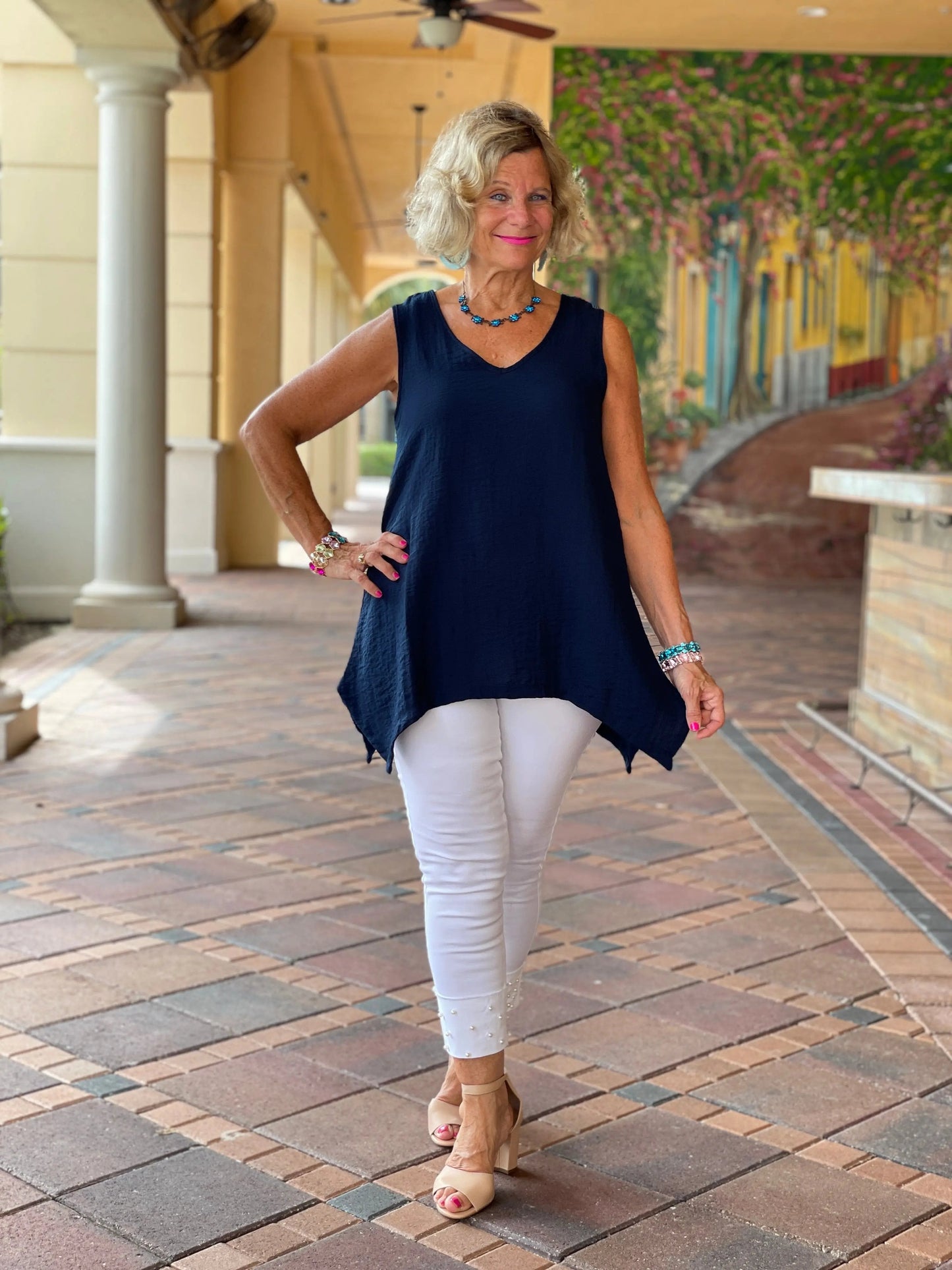 LULU-B WHITE PEARL JEANS