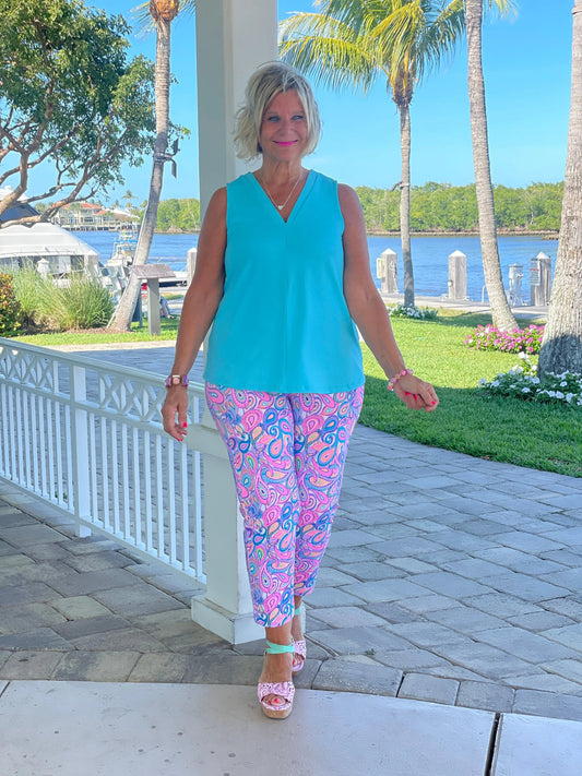 PAISLEY CAPRI