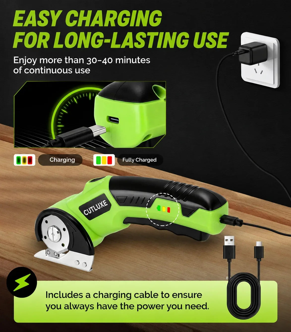 🔥 CutLuxe Pro – Cordless Precision Cutter for Easy, Accurate Cutting
