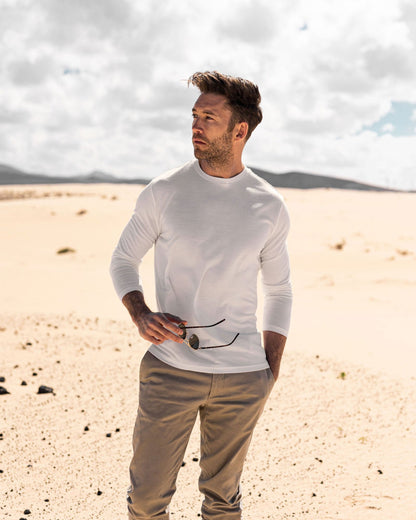 Men's Long Sleeve Merino Crew