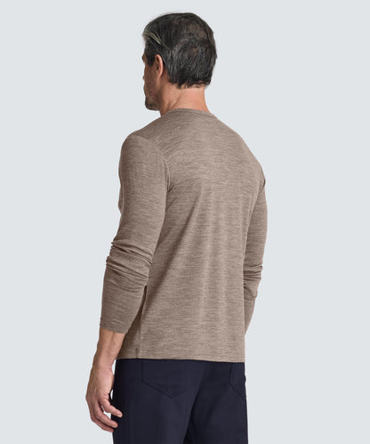 Men's Long Sleeve Merino Crew