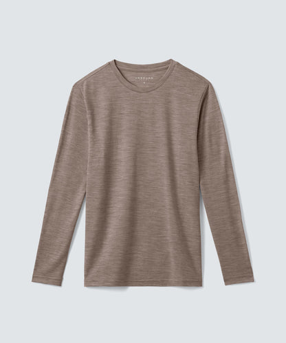 Men's Long Sleeve Merino Crew